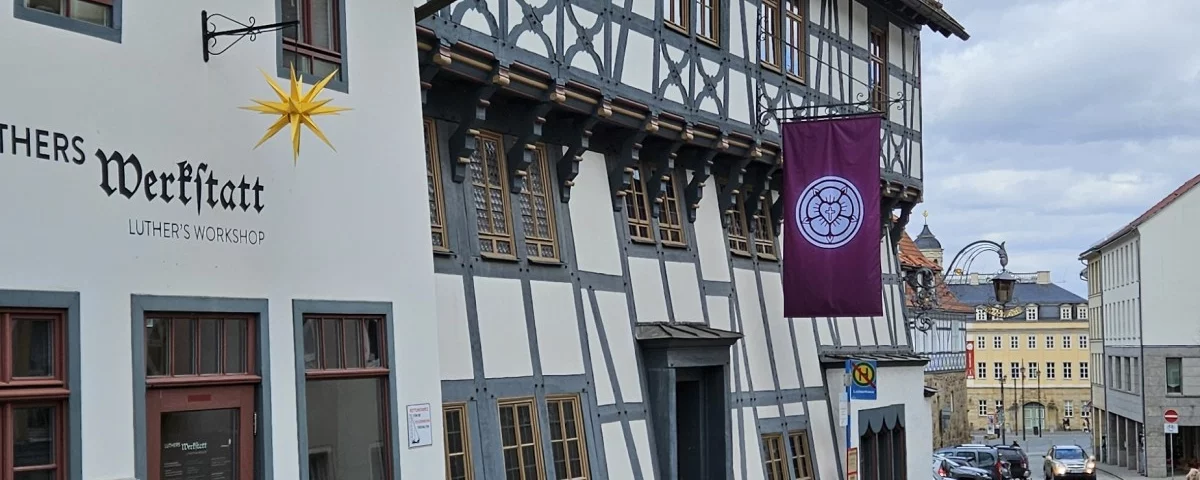 Neues Banner Lutherhaus Eisenach